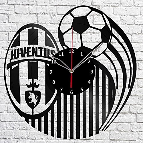 Reloj Corte Laser 1840 Juventus Escudo Y Balon