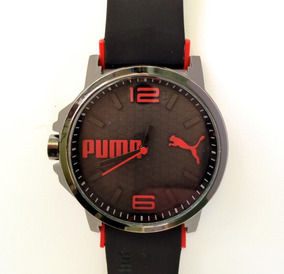 reloj puma hombre negro rojo reloj puma hombre negro rojo