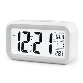 Reloj De Mesa Led Con Espejo Inteligente Digital Temperatura