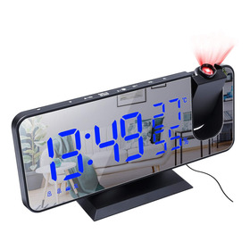 Reloj Despertador Digital De Proyección Para Dormitorio