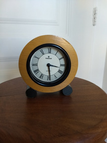 Madera Funciona Vidrio Sin Tressa Reloj Escritorio Marco W29EDHIY