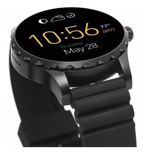 Reloj Fossil Smartwatch Original Q Marshall Ftw2107 Negro - $ 6,459.00 en Mercado Libre