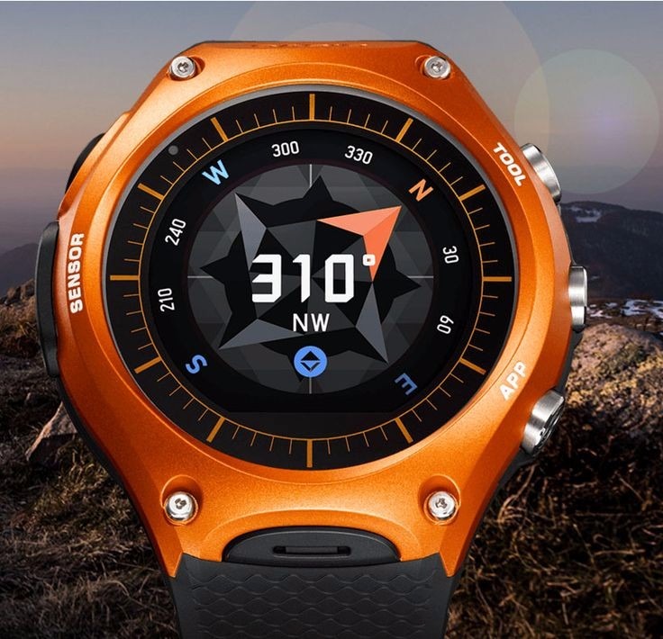 Reloj Inteligente Smartwatch Casio Quartz Resin Negronaranja - $ 9,650.00 en Mercado Libre