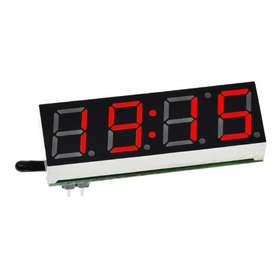 Reloj Medidor Digital Para Carro Hora-temperatura-voltaje