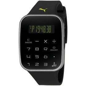 Reloj Original Puma® Calculadora Edición Black W. R. Nuevo