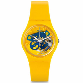 Cuotas Swatch Unisex Boca Gj136 Selfie Amarillo Reloj XwkO8nP0