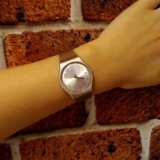Swatch Watch Pink Baya - The Design SWATCH PINKBAYANG ORIGINALS Unisex Orol...