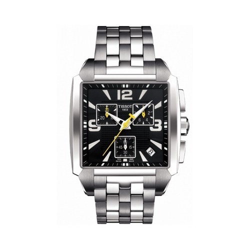 reloj tissot cuadrado hombre Reloj Tissot T005.517.11.057.00 Hombre Cuadrado Acero Crono