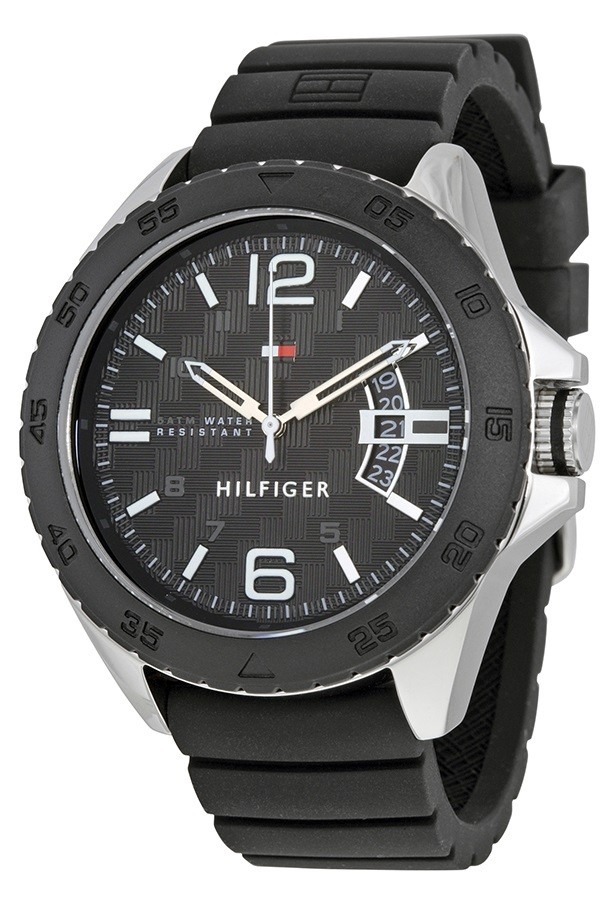 Reloj Tommy Hilfiger Sport Silicon Negro Hombre 1791203