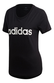 remera adidas mujer negra