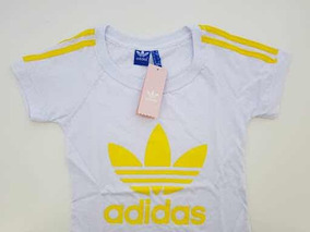 remera adidas mujer blanca