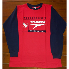 Remera De Independiente Entrenamiento 1997 Topper M/larga 
