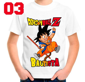 remeras personalizadas de goku