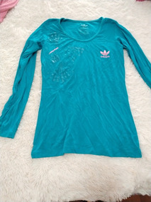 remera manga larga adidas