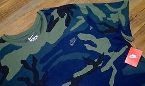 remera nike camuflada hombre