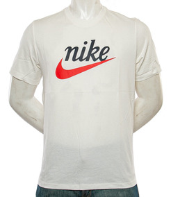 remera nike blanca hombre