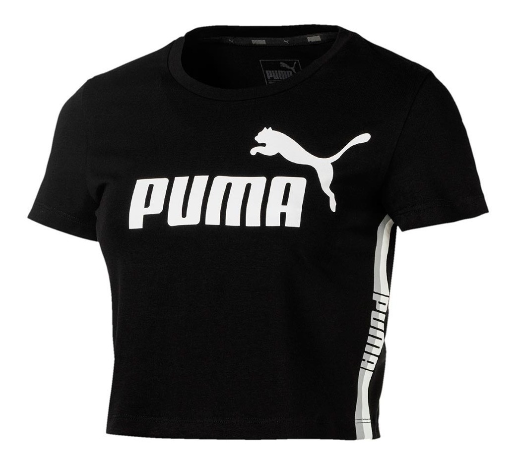 Puma Archive Logo Cropped tee Camiseta Mujer