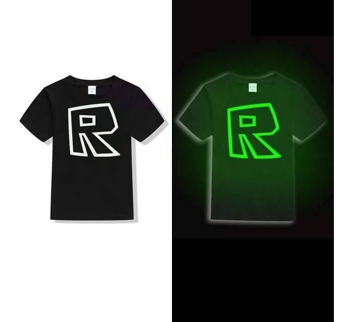 Remera Roblox Logo Niño Brilla En La Oscuridad Tu Nombre - cre uniform roblox
