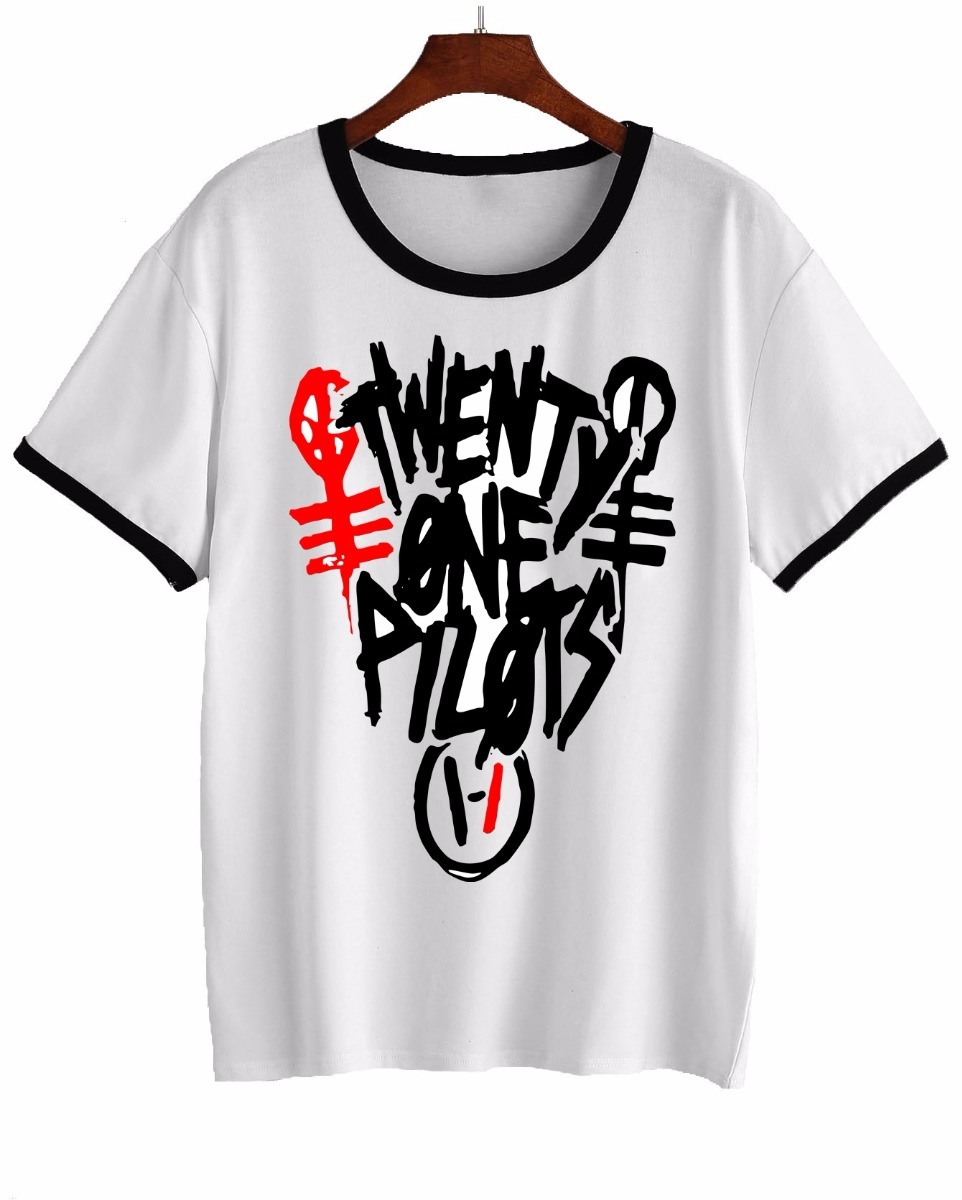 Remera Twenty One Pilots Logo Red Top 21 Pilots