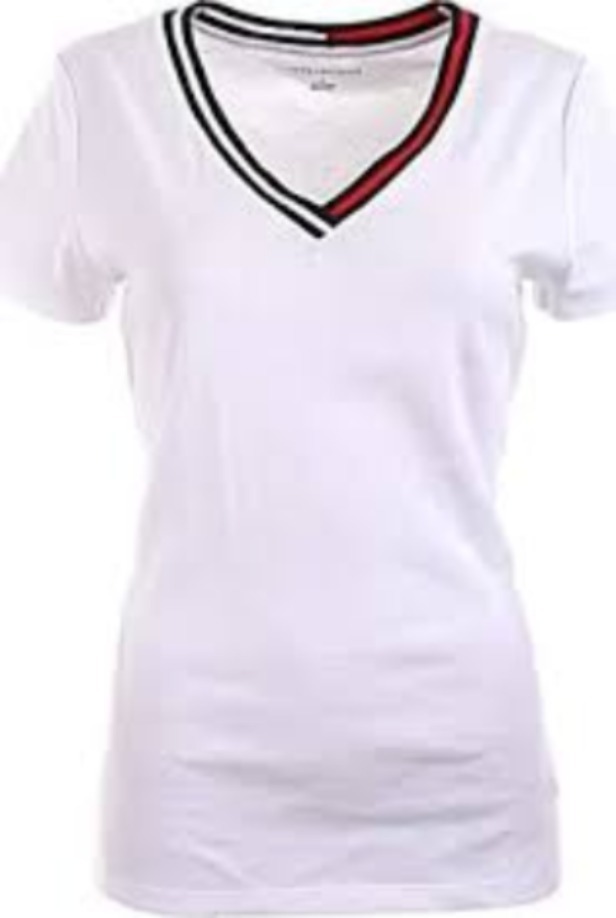 remera blanca tommy hilfiger