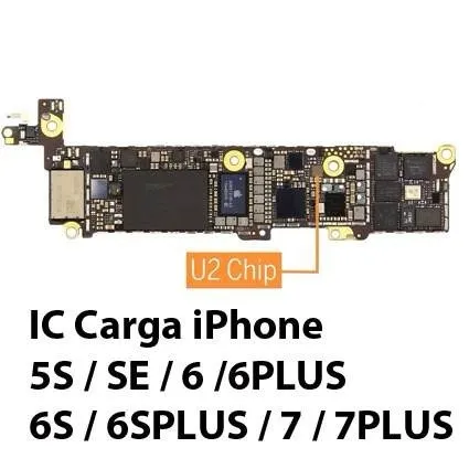 placa madre IPhone 7 u2 IC CHIP reparación chip de carga reparación no carga