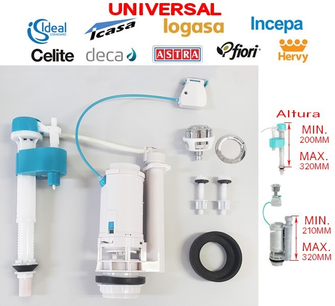 Reparo caixa acoplada universal