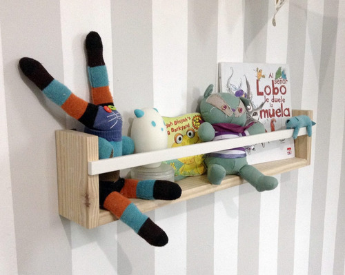 Repisa infantil, cuarto del bebe, juguetero librero nordico ...