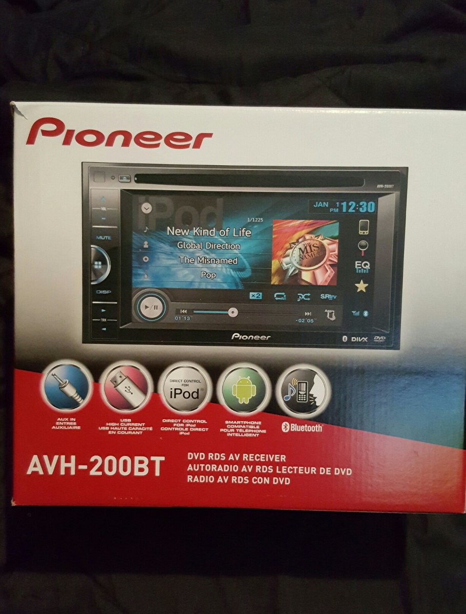 Reproductor Pioneer Avh200bt Original Bluetooth Nuevo 2 Dim Bs. 1.