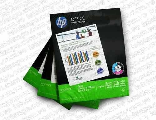 Resmas De Papel Tamaño Carta Marca Hp - Bs. 29.500,00 en 