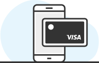 Um celular e um cartão, ilustrando conta digital e cartão Mercado Pago.