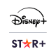 Incluye Disney+ y Star+