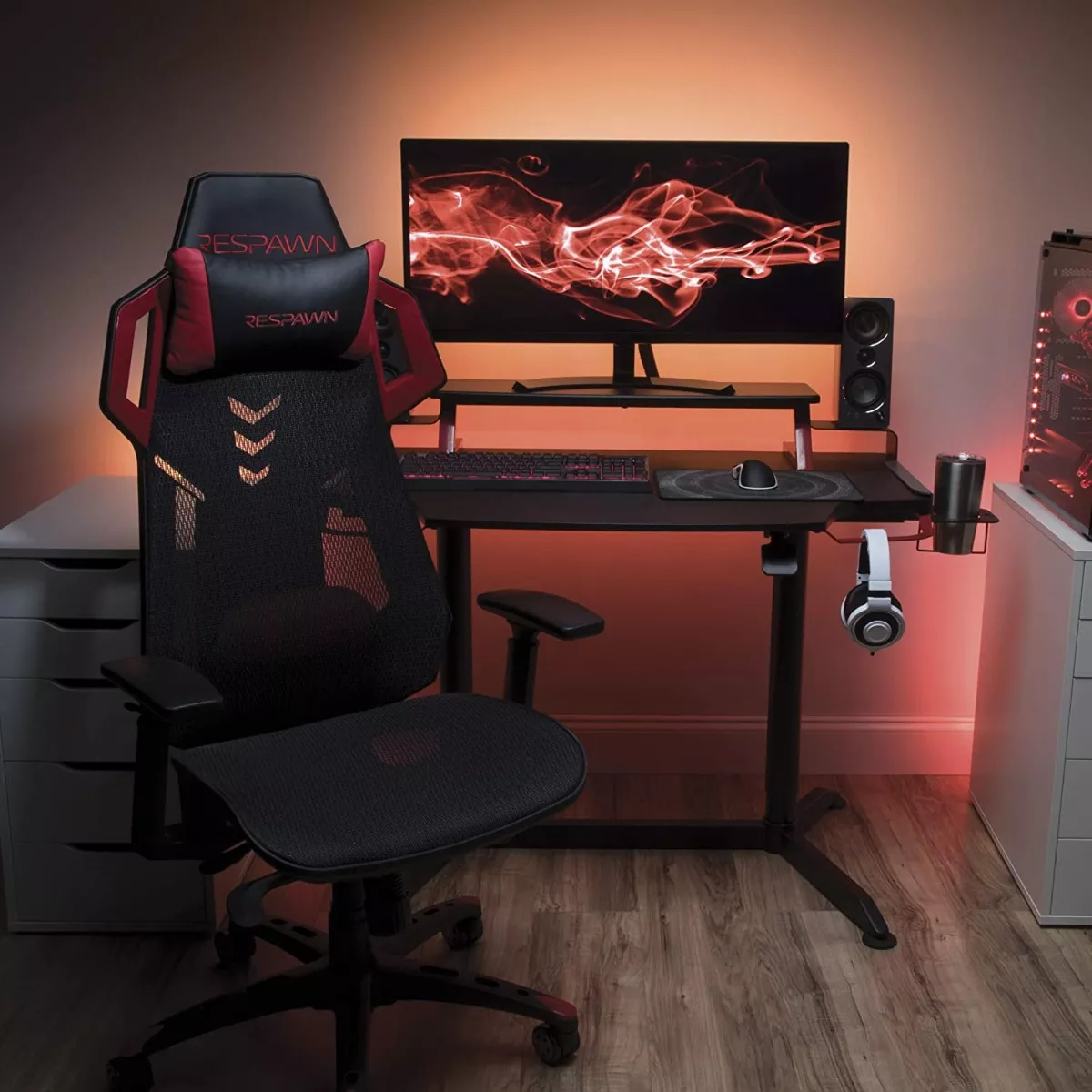 wimka store  respawn 200 red silla escritorio gamer reclinable ergonomica    1672990