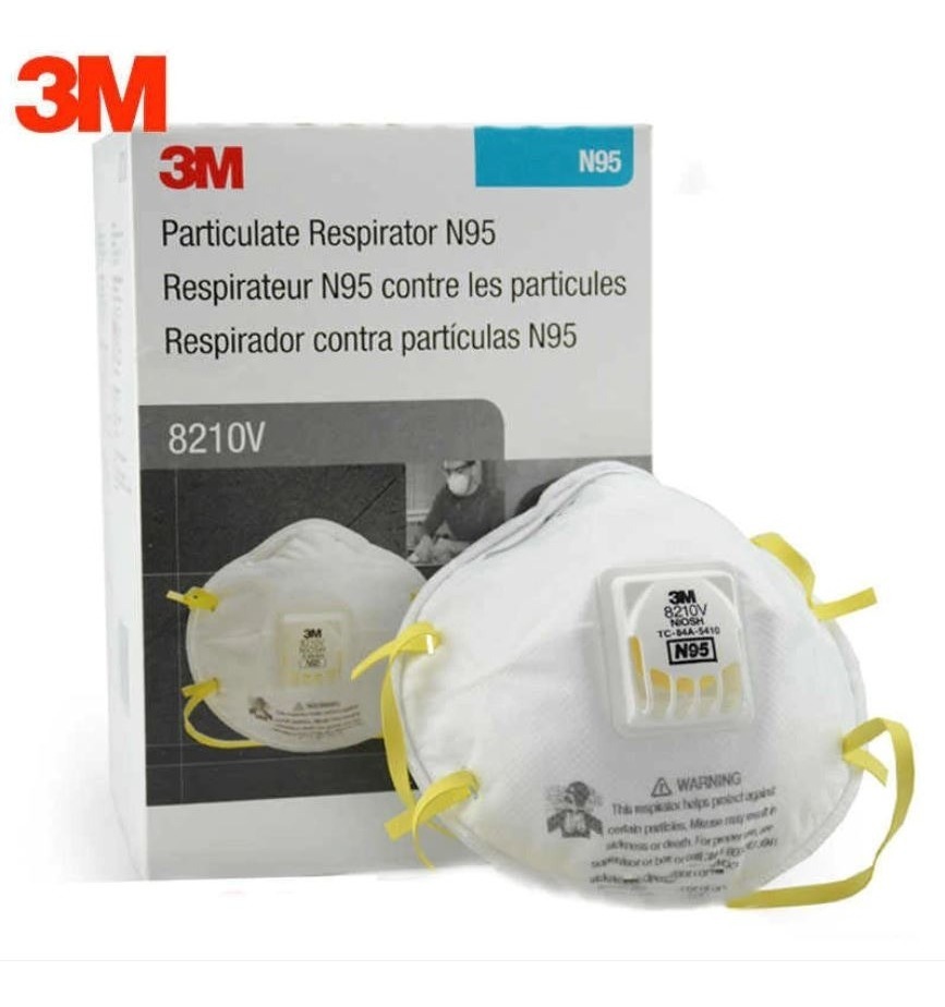 Respirador/mascarilla/cubrebocas N95 3m 8210v 10 Pieza ...