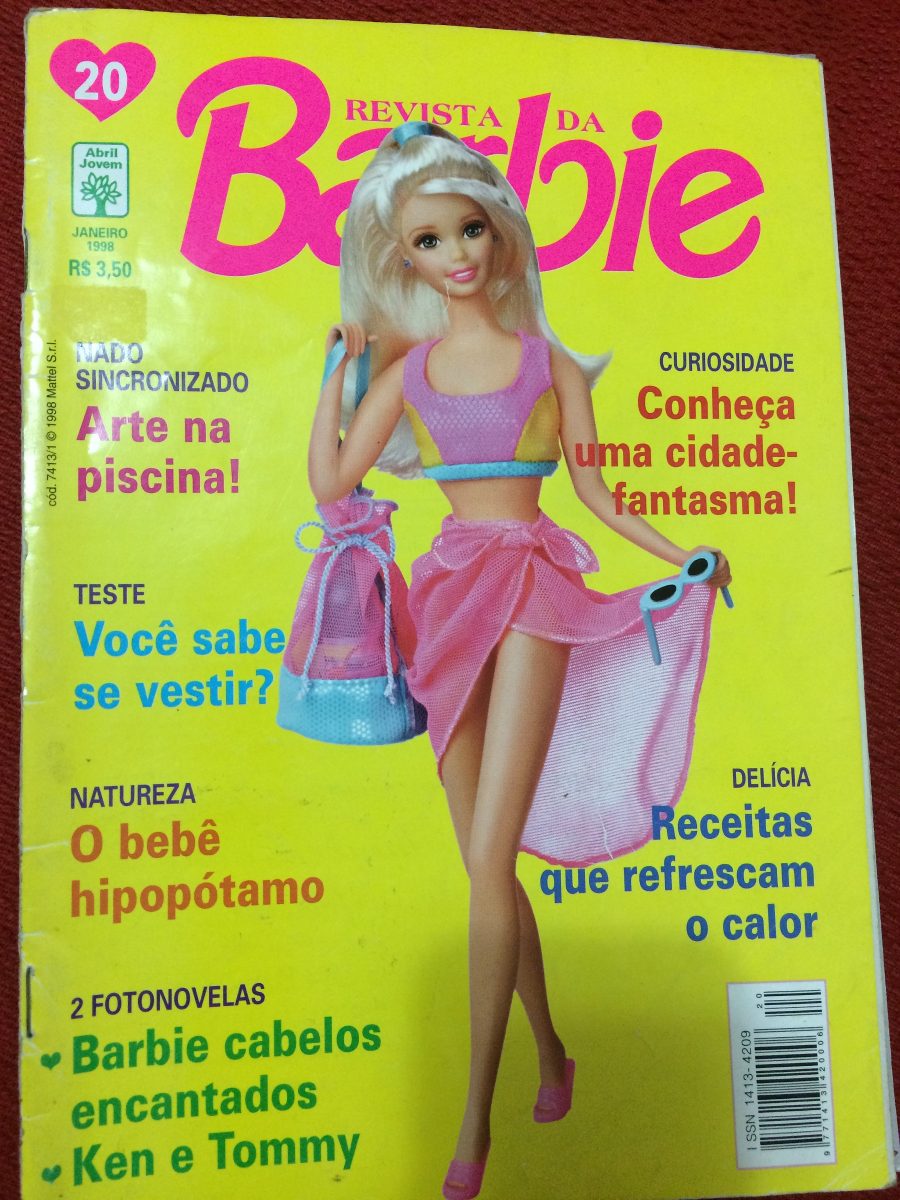 Revista Da Barbie N 20 Janeiro 98 Com Agenda Rara Ken 