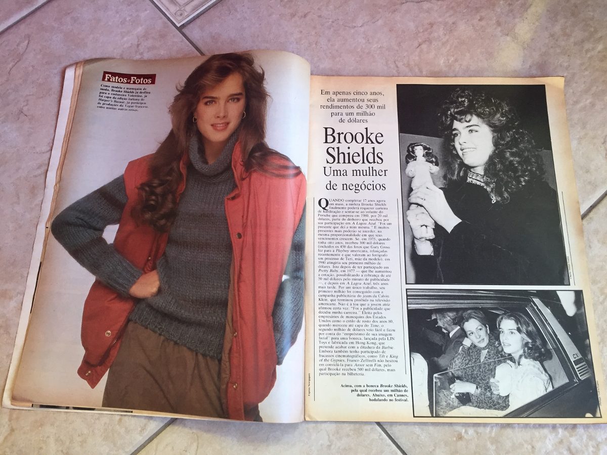 Revista Fatos E Fotos Brooke Shields Fábio Júnior 1982 F660 R 4000 