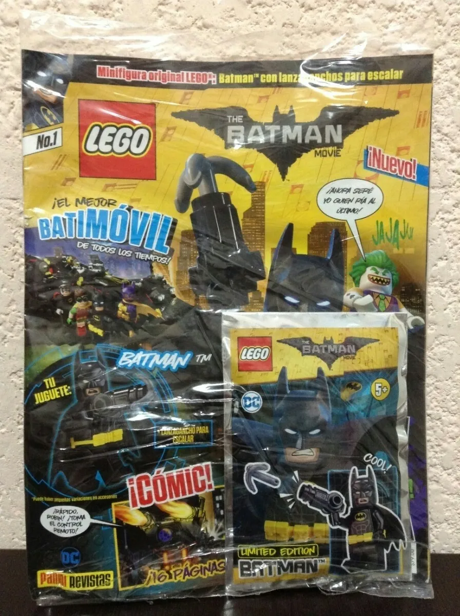 revista lego batman panini