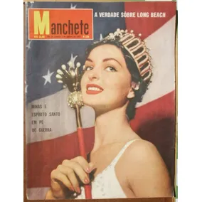 Manchete 1957 - Miss Universo / Morango / Joquei / Mantena