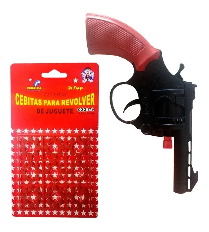HABIAUNAVEZUNAJUGUETERIA | Revolver Pistola A Cebita De 8 Disparos + 72 Tiros Cebitas - $ 375,00
