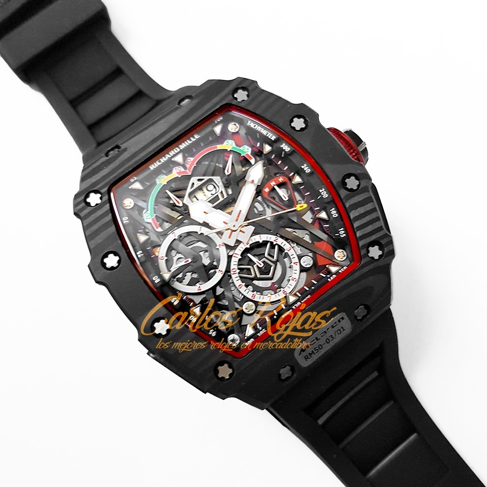 Richard Mille Mclaren F1 Rm 050 Automatico Fibra De Carbón - $ 16,999.00 en Mercado Libre