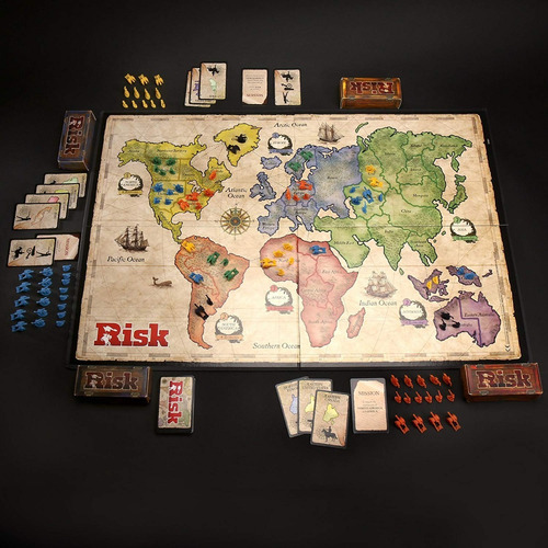 Risk Juego Mesa Estrategia Conquista Hasbro Nuevo Envíograti - $ 699.00 en Mercado Libre