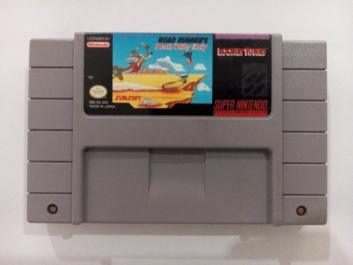 Road Runner's Death Valley Rally - SNES - Jogo do Papa léguas com legendas  em portugues. 