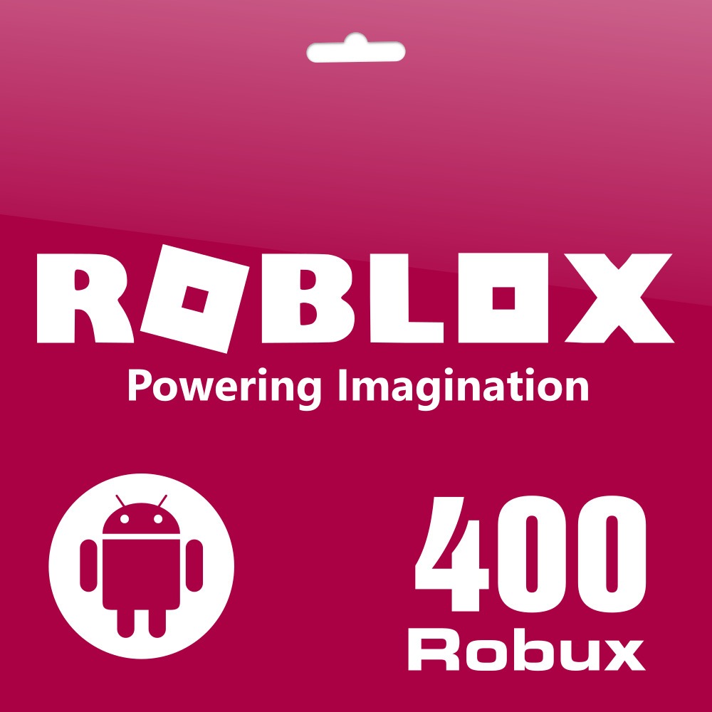 Roblox 400 Robux Android Playstore Game Card Entrega Digital - 400 robux pin