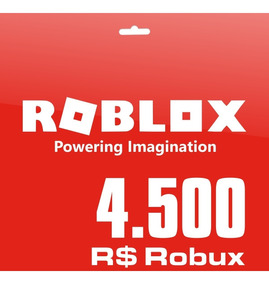Roblox 4500 Robux Pc Gift Card Entrega Digital Inmediata - 
