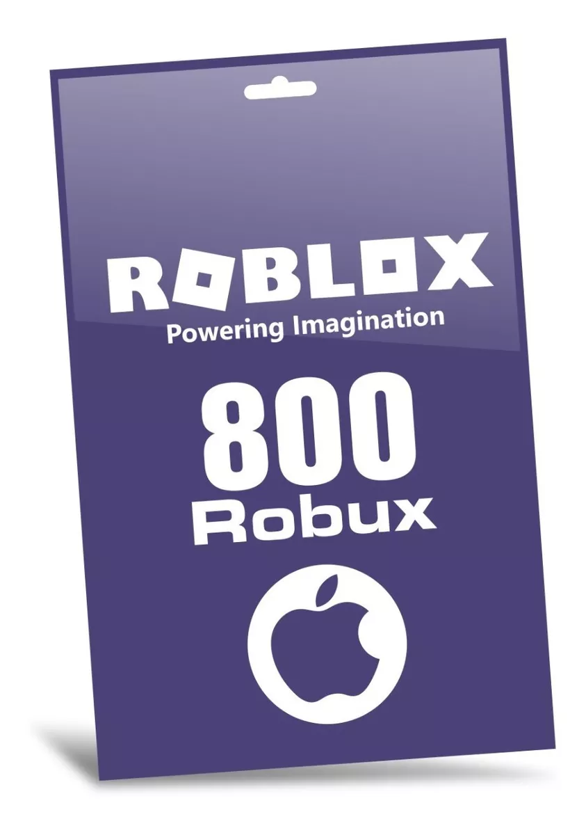 Roblox 800 Robux Ios Appstore Game Card Envio Digital 39500 - how to use roblox cards on ipad