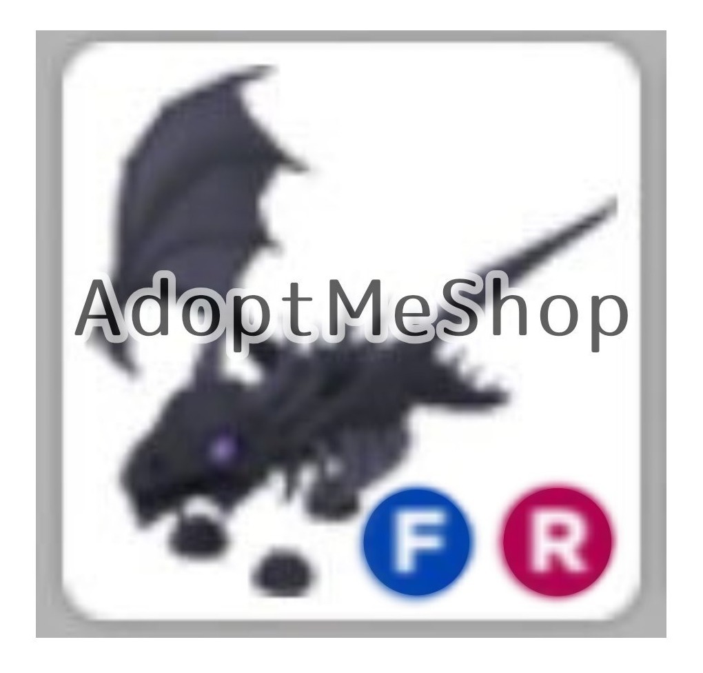 Roblox Adopt Me Mascota Fr Shadow Dragon Limitado 299 000
