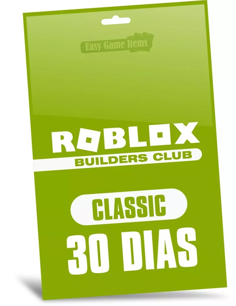 Roblox Builders Club Classic 1 Mes 27900 En Mercado Libre - guitar hero aerosmith game poster roblox