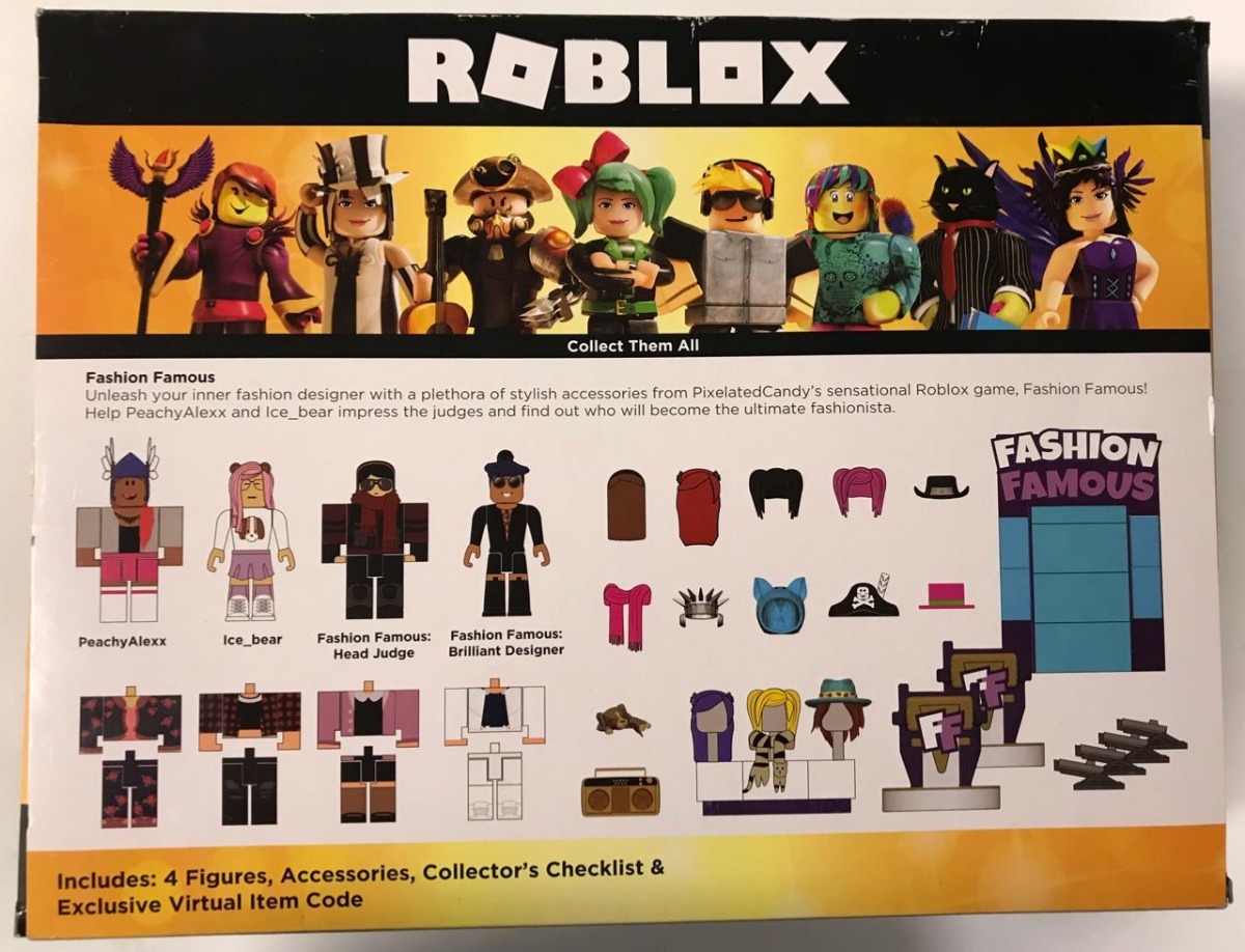 Roblox Fashion Famous Collection Set 26 Piezas Nuevo Oferta - roblox fashoin game
