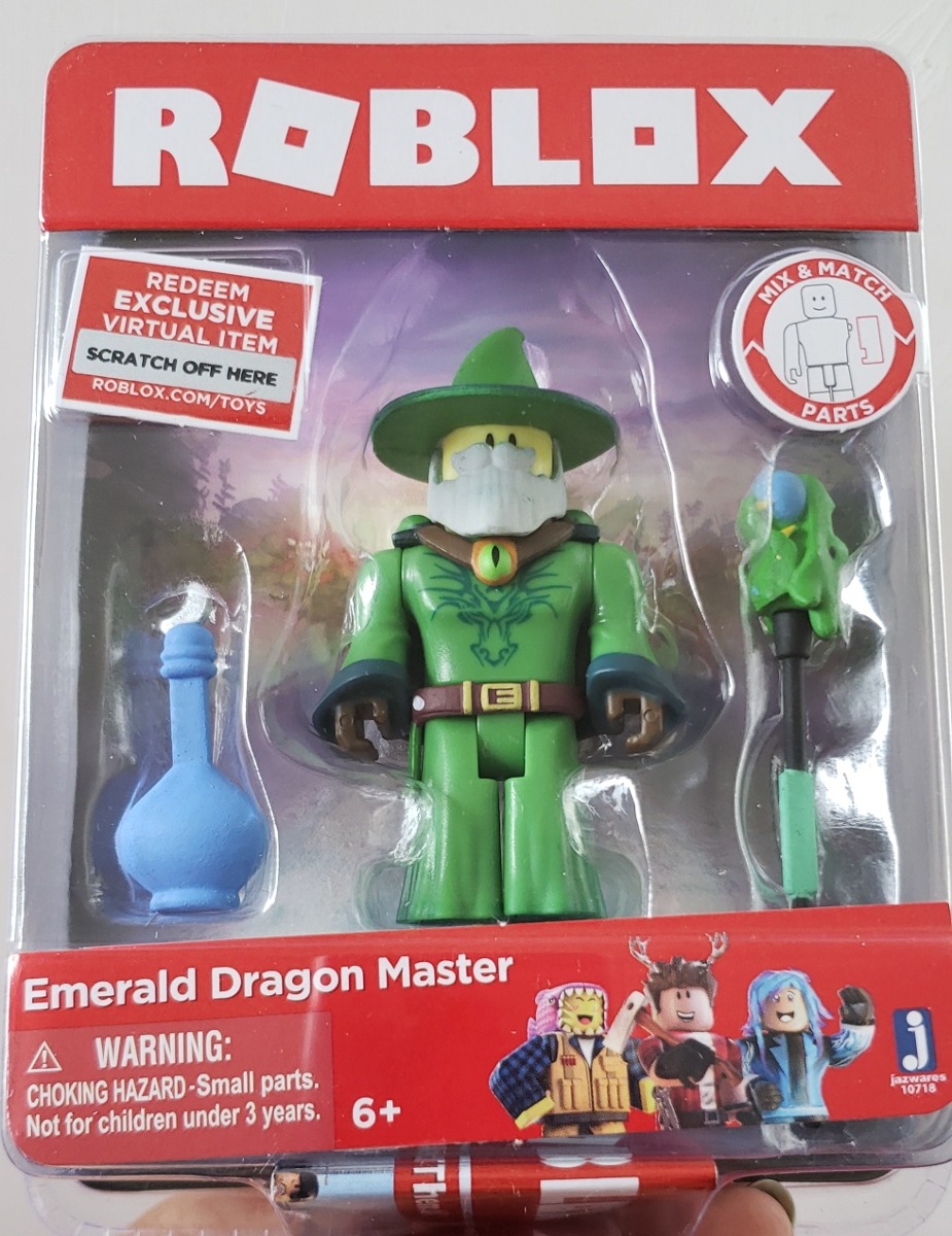 Roblox Figura Emerald Dragon Master 249 00 En Mercado Libre