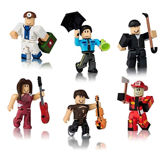 Roblox Legends Of Roblox Six Figure Pack Action Figures Toys Games Action Toy Figures - roblox toys loleris