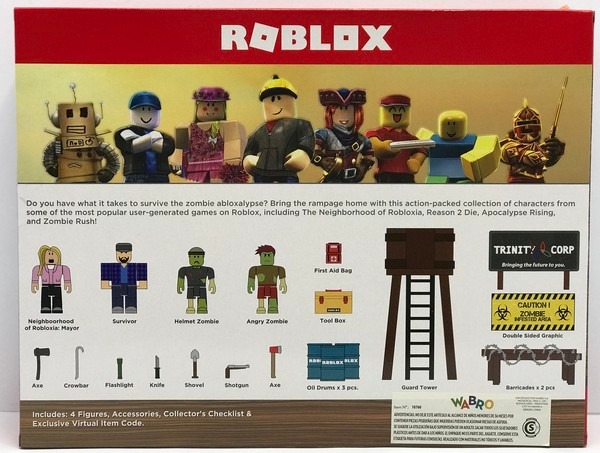 Roblox Playset Zombie Attack 21 Piezas 10760 - roblox zombie rush zombie apocalypse